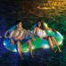 Aqua Glow Double Tube Light Up Pool Float   566028299